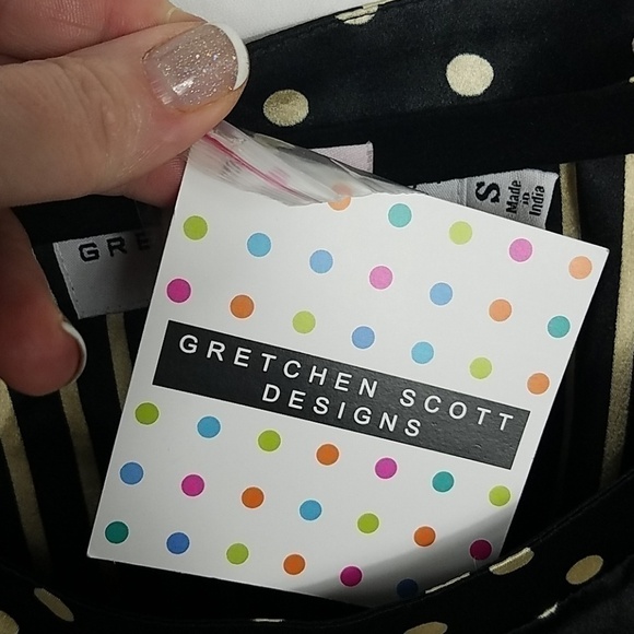 Gretchen Scott Designs polka dot dress size S - Picture 6 of 14
